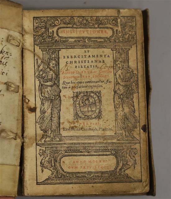 A group of four small volumes in Latin, 16th century or later, including Metamorphoses Ovidii...